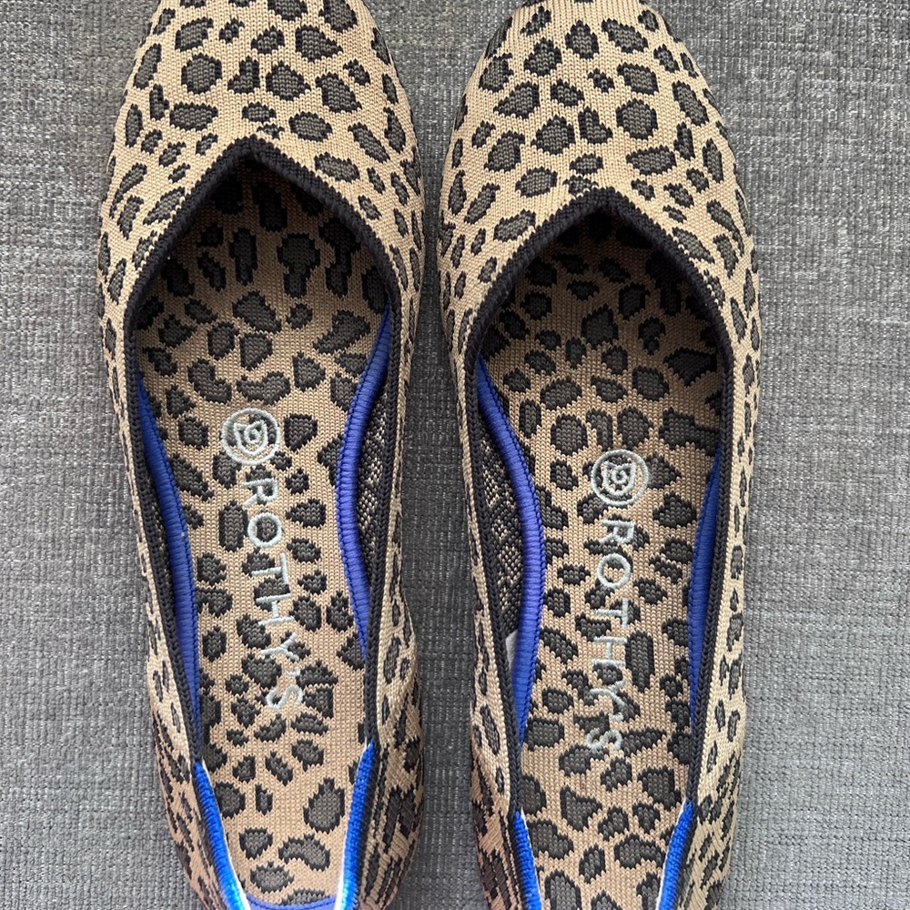 Rothy’s leopard print size 7.5, excellent condition